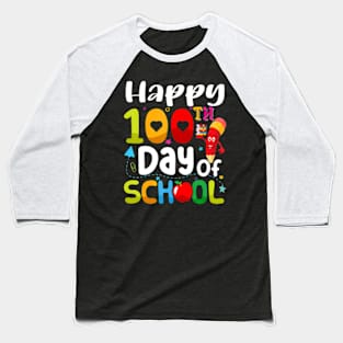 100 Days of School Teacher Student Baseball T-Shirt